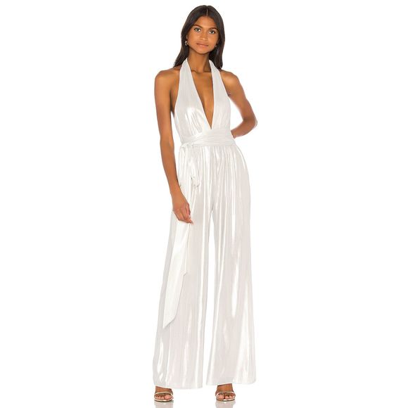 wide leg evening jumpsuit